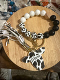 Mama wristlet keychain